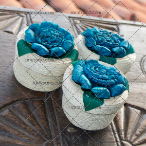 Dulcero Flor Turquesa