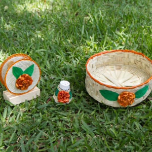 Set Flor Naranja