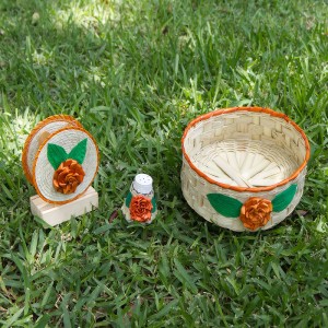 Set Ixa Flor Naranja