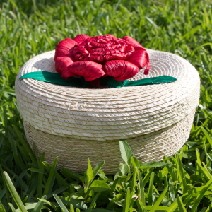 Tortillero Flor Roja